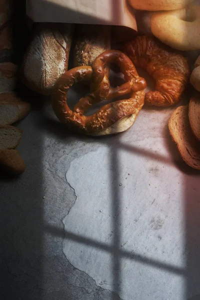 Geheime Zelfgemaakte Brood Recept Idee — Stockfoto