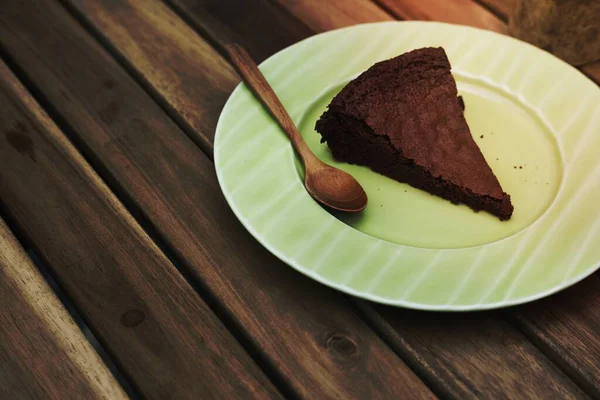 Bolo Pastelaria Doce Brownie Sobremesa — Fotografia de Stock