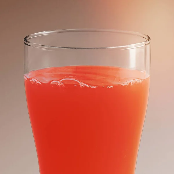 Saftiger Fruchtpunsch Glas — Stockfoto