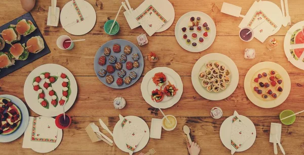 stock image Food Party Celebration Table Setting Concept