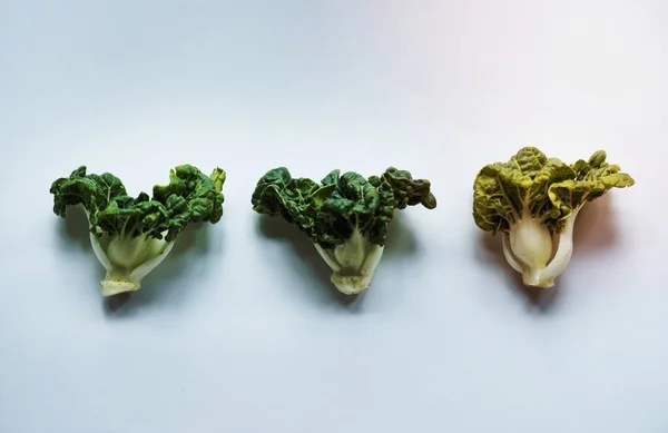 Naturalne Organiczne Świeże Zielone Warzywa — Zdjęcie stockowe