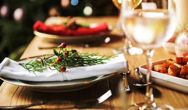 Weihnachten Familie Tisch Konzept — Stockfoto