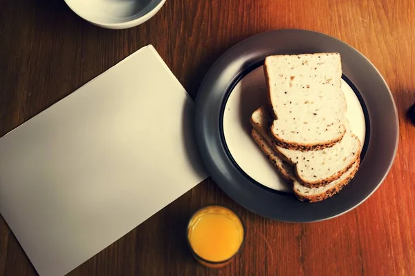 Eatery Frühstück Mahlzeit Tisch — Stockfoto