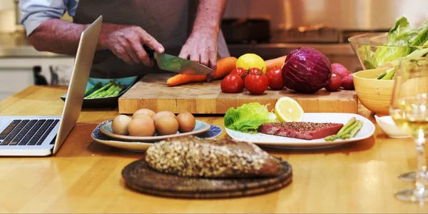 Familie Koken Keuken Voorbereiding Diner Concept — Stockfoto