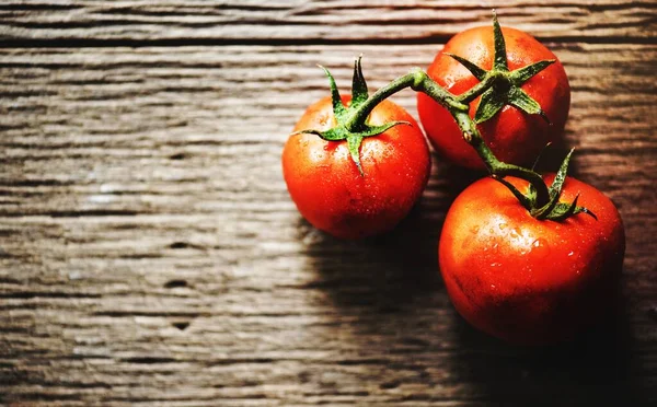 Frische Natürliche Rohe Rote Tomaten — Stockfoto