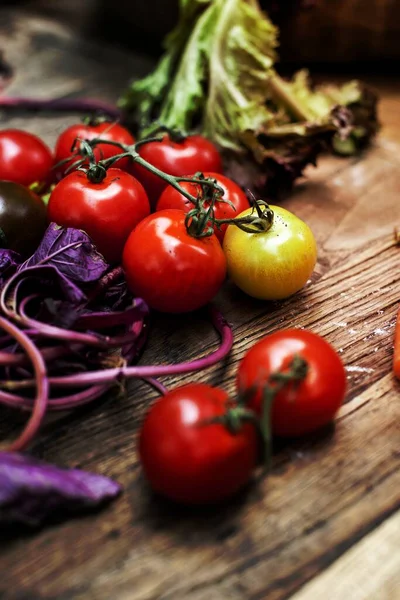 Variation Von Gemüse Auf Dem Tisch — Stockfoto