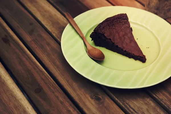 Γλυκό Κέικ Ζαχαροπλαστικής Brownie Dessert — Φωτογραφία Αρχείου