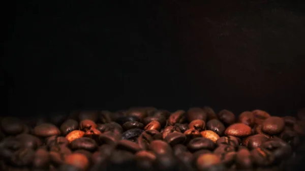 Pörkölt Kávébab Számítógép Tapéta — Stock Fotó