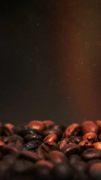 Pieczone Ziarna Kawy Mobilne Tapety — Zdjęcie stockowe