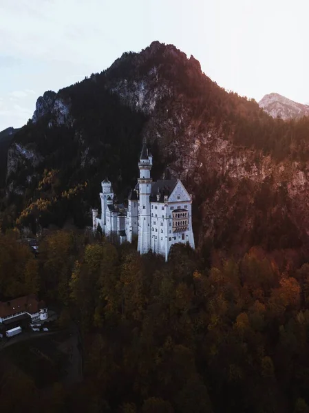 Нойшванштайн Замок Осенью Германия — стоковое фото