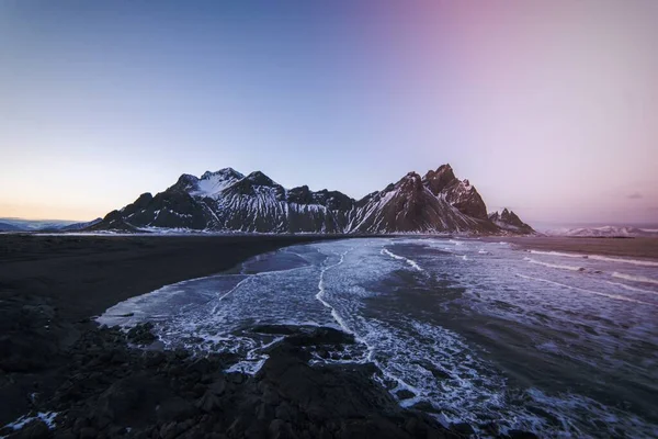冰岛Vatnajokull国家公园Stokksnes — 图库照片