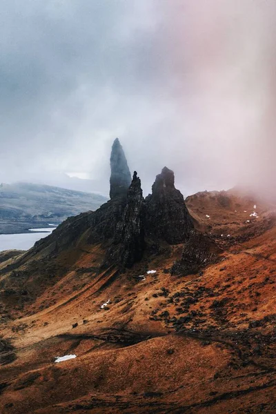 苏格兰斯凯岛特罗特涅半岛上的斯托尔人 — 图库照片