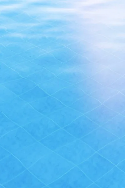 Mavi Yüzme Havuzu Desenli Arka Plan — Stok fotoğraf