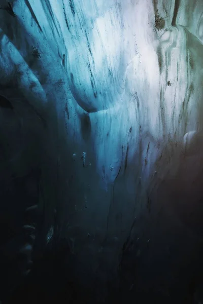Blauwe Gletsjer Textuur Achtergrond — Stockfoto
