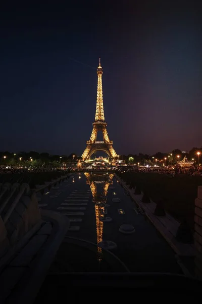 Der Eiffelturm Champ Mars Paris Frankreich — Stockfoto