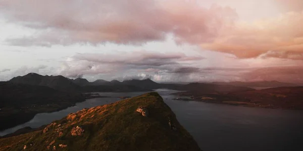 Skye Cuillin Skoçya Günbatımı — Stok fotoğraf