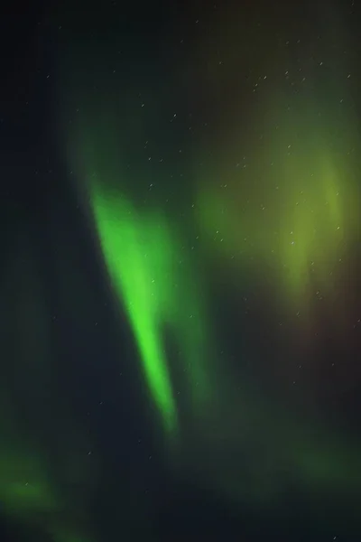 挪威罗浮敦岛上的北极光 — 图库照片