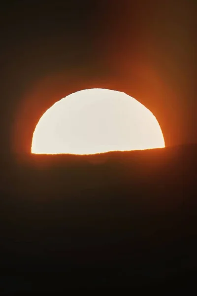 Jasne Sceny Zachodu Słońca Niebie — Zdjęcie stockowe