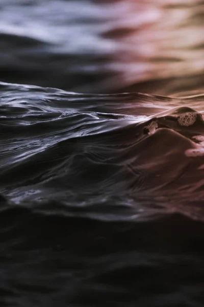 Бурные Моря Звуке Молнии — стоковое фото
