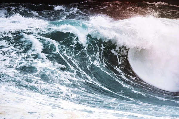 Stürmische Wellen Strand Von Mlin Streymoy Färöer — Stockfoto