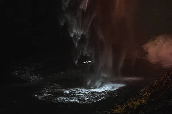 Vodopád Mlafossur Faerských Ostrovech — Stock fotografie