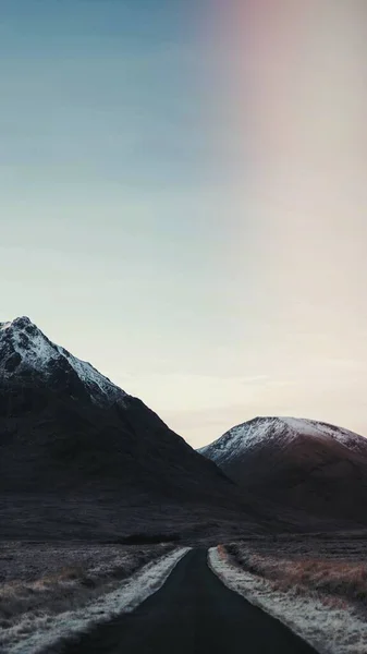 Bergpass Bei Glen Coe Schottland Mobile Tapete — Stockfoto