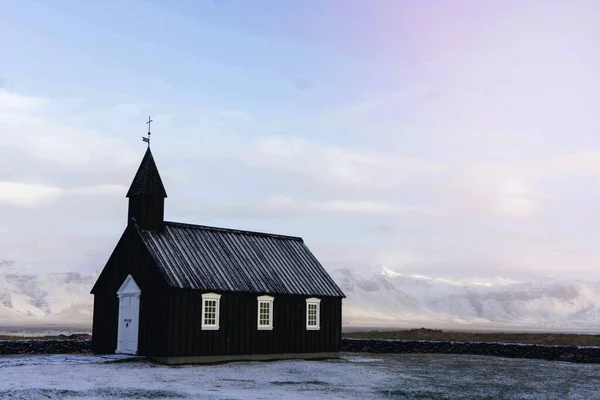 Eglise Noire Budir Islande — Photo