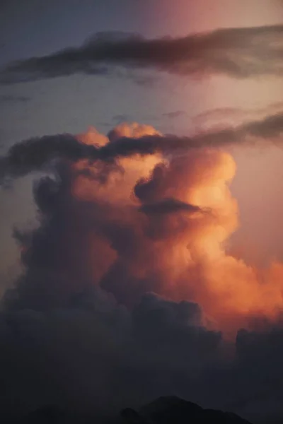 Пастельное Облачное Небо — стоковое фото