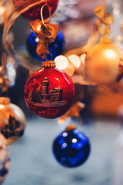 Close Christmas Decorations — Stock Photo, Image
