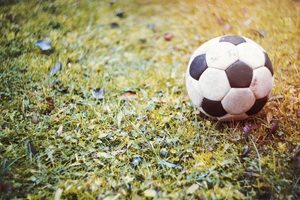 Football Lawn — Stock Photo, Image