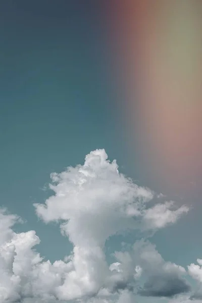Високі Хмари Формуються Небі — стокове фото