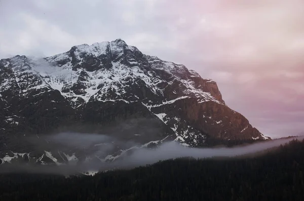 View Snowy Mountain Range — Stock Photo, Image