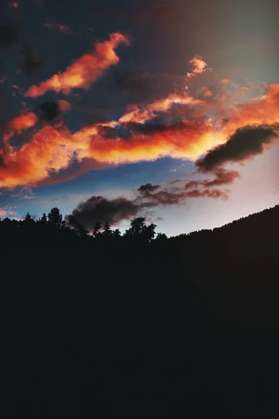 Landschaft Aus Bergen Und Sonnenaufgang — Stockfoto