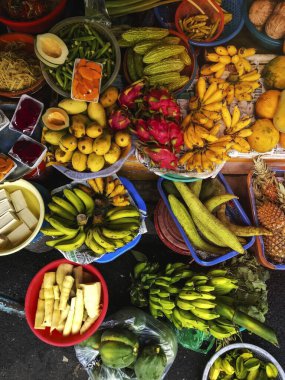 Fresh fruits for sale at the market