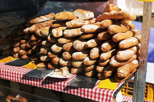 Ψωμί Προς Πώληση Αγορά — Φωτογραφία Αρχείου