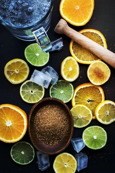 Preparing Citruses Lemonade — Stock Photo, Image