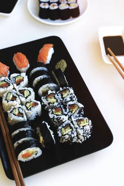 Sushi Black Box — Stock Photo, Image