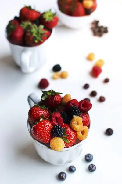 Frische Früchte Zum Dessert — Stockfoto