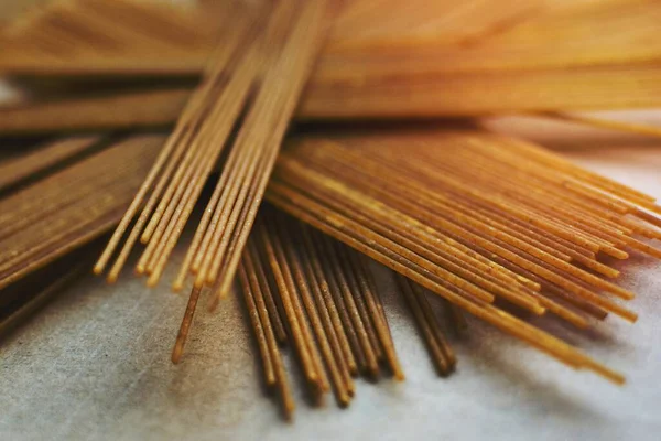 Wholewheat Spaghetti Food Photography — Stock Photo, Image