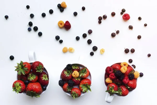 Fresh Fruits Dessert — Stock Photo, Image