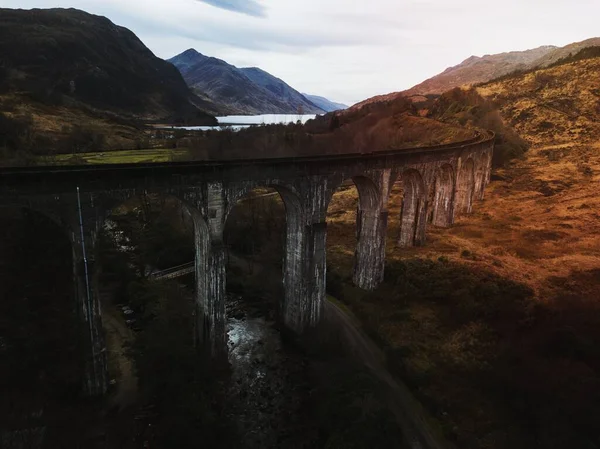 Glenfinnan Viaduct Railway Inverness Shire Scotland — стокове фото