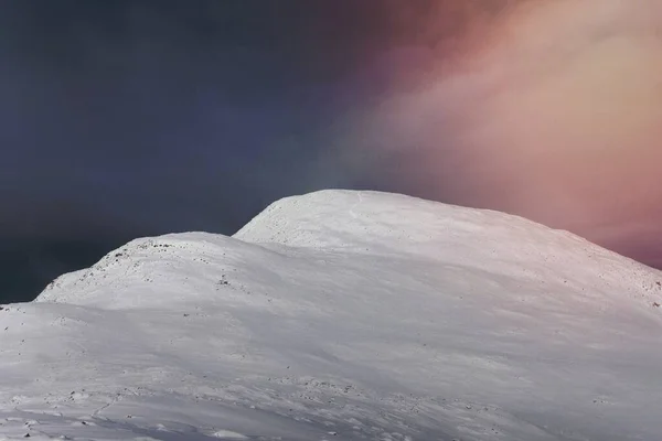 Snowy Mountain Views Winter — Stock Photo, Image