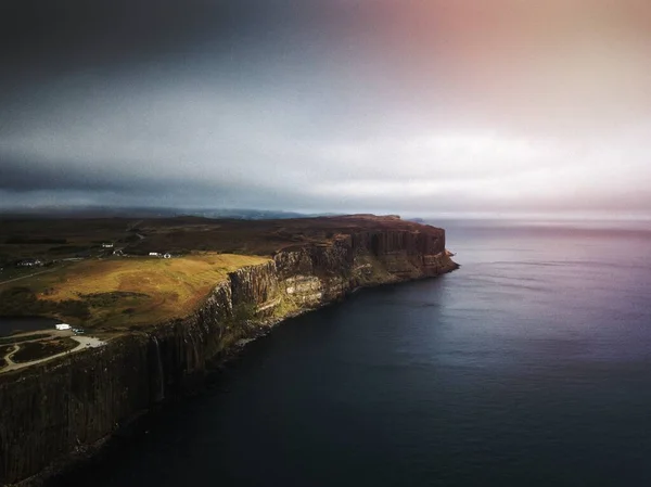 Utsikt Över Kilt Rock Isle Skye Skottland — Stockfoto