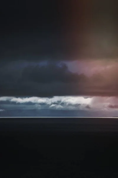 Escena Nublada Talisker Bay Isla Skye Escocia — Foto de Stock