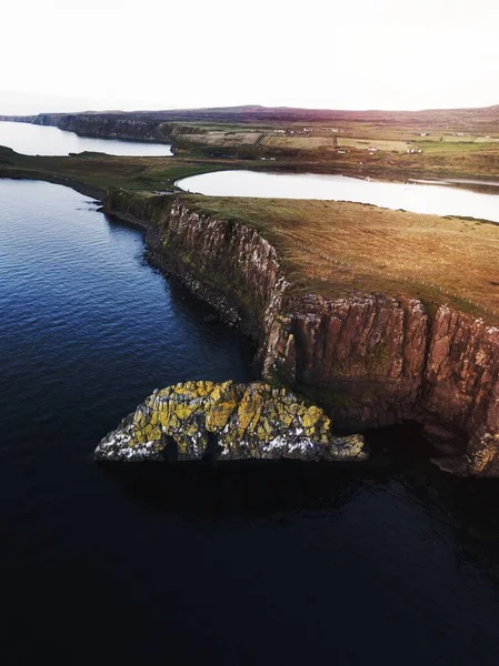 Isle Skye Schotland Drone Schot — Stockfoto