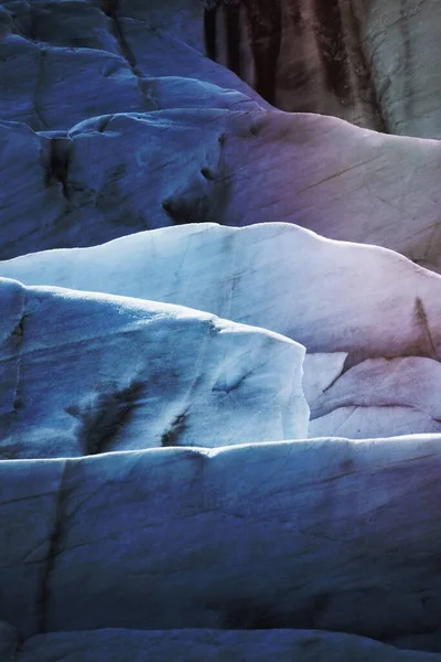 Över Svnafellsjkullglaciären Island — Stockfoto