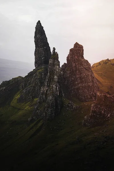 Шторм Острове Скай Шотландия — стоковое фото