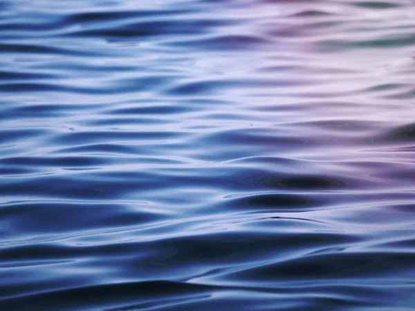 Fechar Superfície Azul Mar — Fotografia de Stock