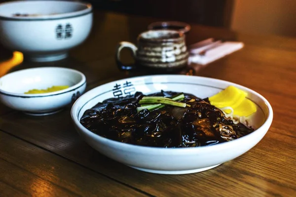 Корейское Блюдо Лапши — стоковое фото