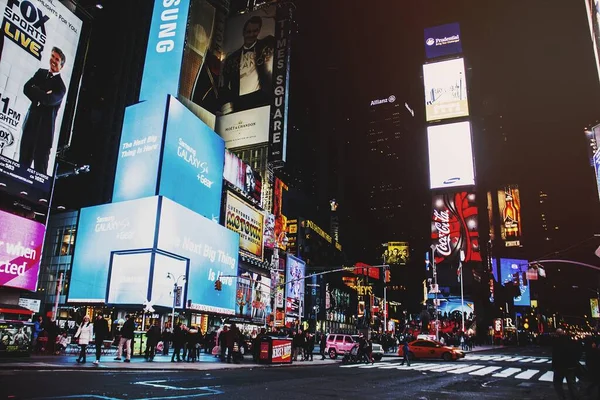 Таймс Сквер Нью Йорк Соединенные Штаты — стоковое фото